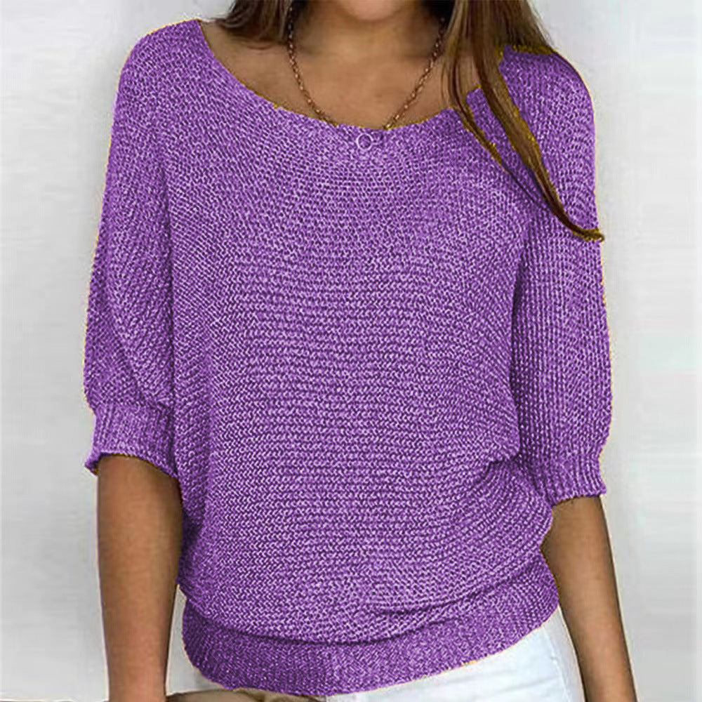 Meg™ - Half Sleeve Sweater