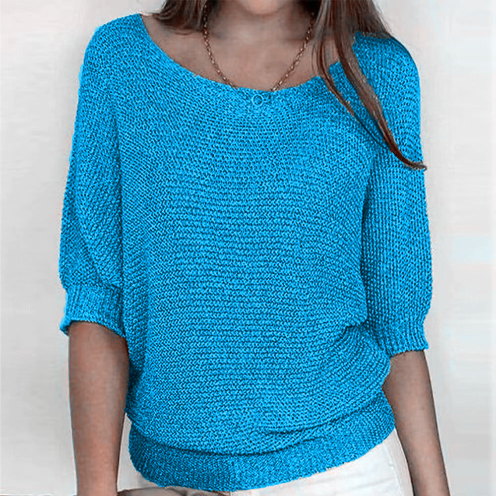 Meg™ - Half Sleeve Sweater