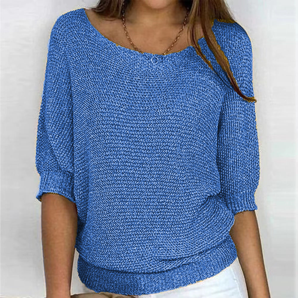 Meg™ - Half Sleeve Sweater
