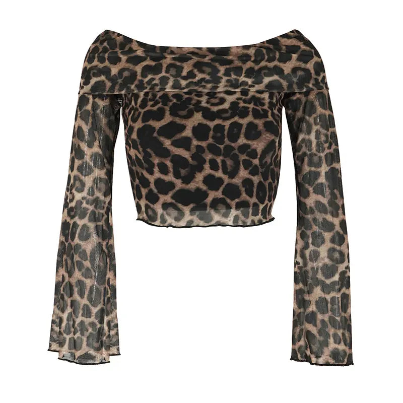 Savannah™ - Shoulderless Leopard Top