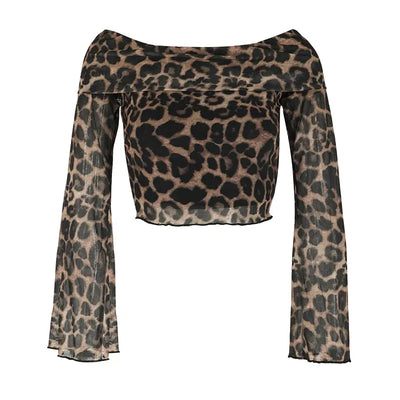 Savannah™ - Shoulderless Leopard Top