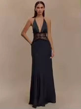 Safira™ - Backless Maxi Dress