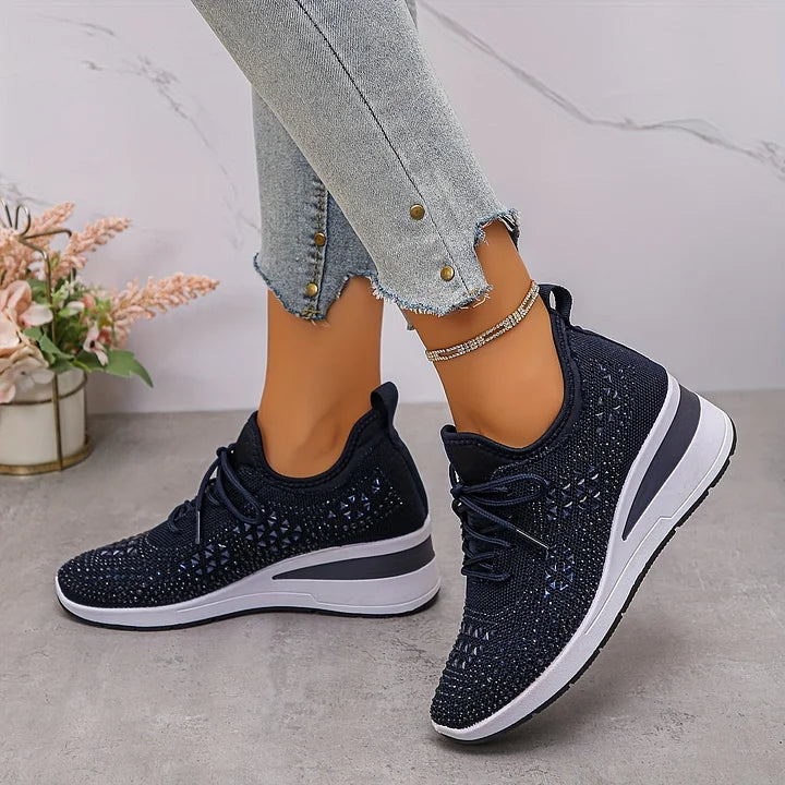Alice – Orthopaedic Trainers with Sparkling Rhinestones