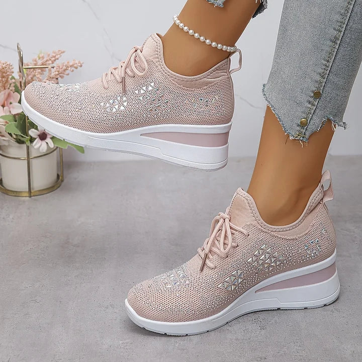 Alice – Orthopaedic Trainers with Sparkling Rhinestones