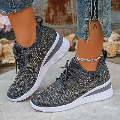 Alice – Orthopaedic Trainers with Sparkling Rhinestones