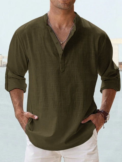 Brandon | Breathable Linen Shirt