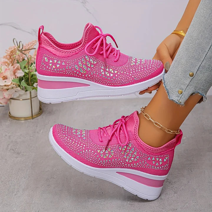 Alice – Orthopaedic Trainers with Sparkling Rhinestones