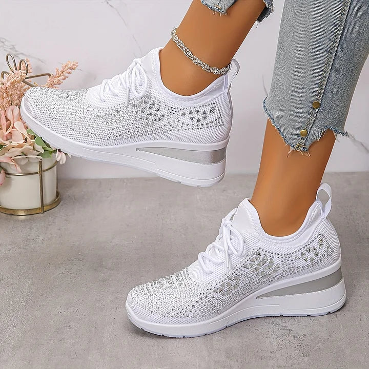 Alice – Orthopaedic Trainers with Sparkling Rhinestones