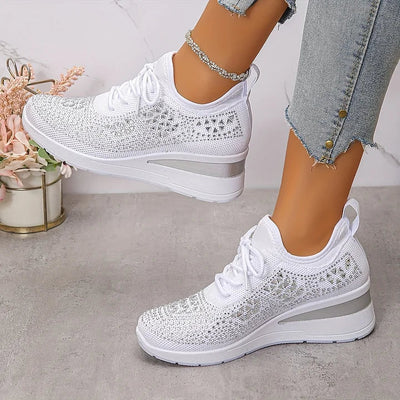Alice – Orthopaedic Trainers with Sparkling Rhinestones