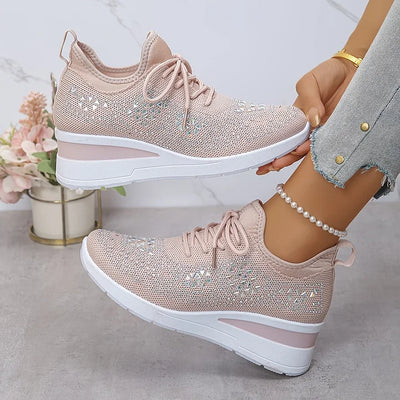 Alice – Orthopaedic Trainers with Sparkling Rhinestones