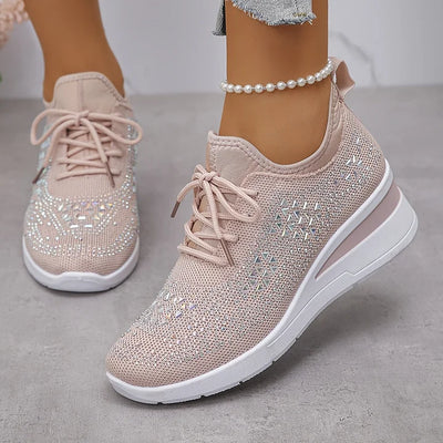 Alice – Orthopaedic Trainers with Sparkling Rhinestones