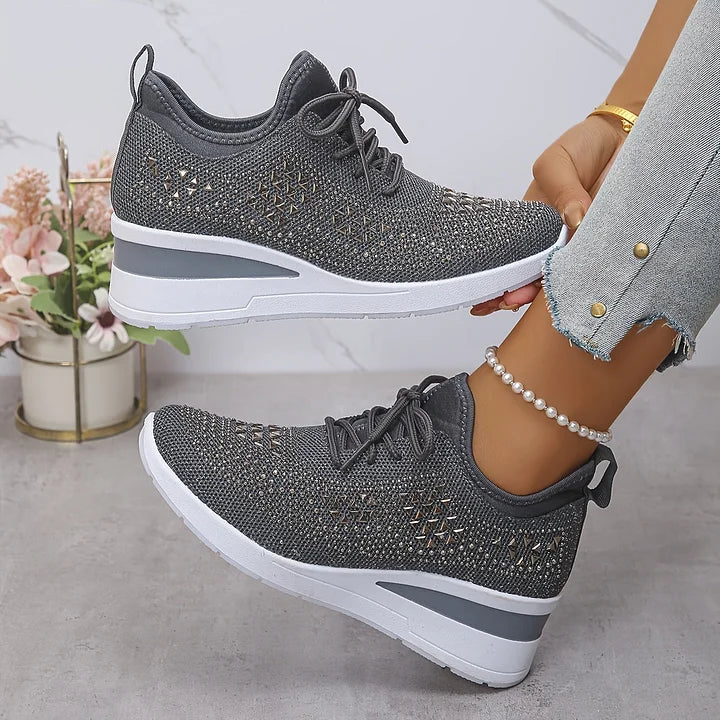 Alice – Orthopaedic Trainers with Sparkling Rhinestones