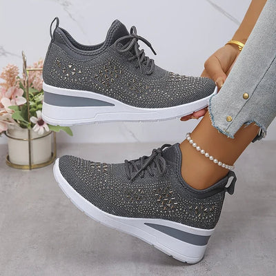 Alice – Orthopaedic Trainers with Sparkling Rhinestones